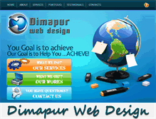 Tablet Screenshot of dimapurwebdesign.com
